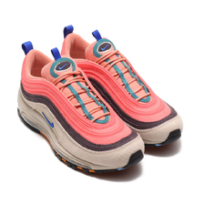 NIKE AIR MAX 97 DESERT SAND/RACER BLUE-THUNDER GREY CQ7512-046画像