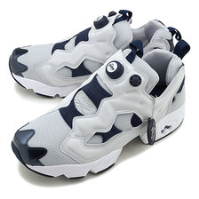 Reebok INSTAPUMP FURY OG MU "QUESTION MID" COLD GREY/COLLEGE NAVY/COLD GREY FV0419画像