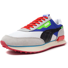 PUMA FUTURE RIDER RIDE ON WHT/BLK/BLU/RED/SAX/N.GRN/L.GRY 372838-01画像