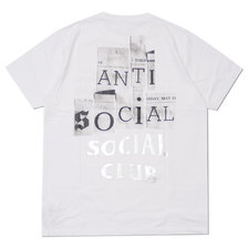POP BY JUN &times; Fragment Design &times; Anti Social Social Club ASSC TEE WHITE画像