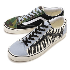 VANS MISMATCH STYLE 36 ZEBRA/CAMO VN0A3DZ3WS8画像