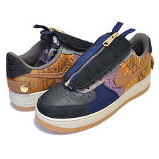 NIKE AIR FORCE 1 LOW / CACTUS JACK TRAVIS SCOTT multi-color/muted bronze CN2405-900画像