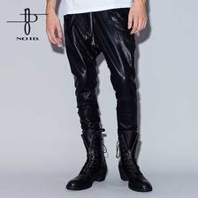 NO ID. シンセティックレザーサルエルスキニーPT 446006-310P画像