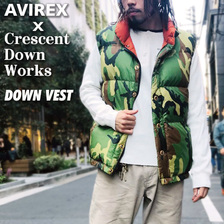AVIREX × Crescent Down Works DOWN VEST 2182001画像