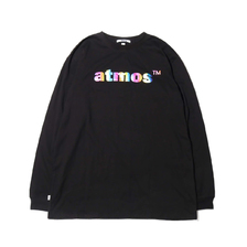 atmos LOGO FOIL PRINT LONG SLEEVE T-SHIRT BLACK AN-05画像
