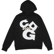CDG COMME des GARCONS 2020 LOGO Hoodie BLACK画像