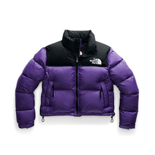 THE NORTH FACE WOMEN'S NUPTSE CROP JACKET HERO PURPLE NF0A3XE2画像