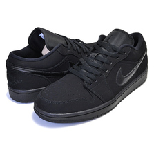 NIKE AIR JORDAN 1 LOW TRIPLE BLACK black/black-black 553558-056画像