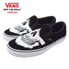 VANS Classic Slip-On Black/True White Jawbones VN0A4BV3TBQ画像