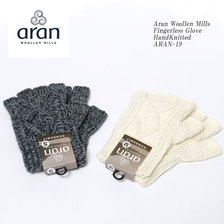 Aran Woollen Mills Fingerless Glove HandKnitted画像