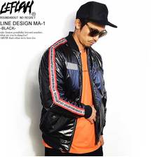 LEFLAH LINE DESIGN MA-1 -BLACK- LEFJK08-1911AWB画像