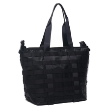 MAKAVELIC &times; T.S.O.P WEBBING TOTE BAG BLACK 3109-10202-019画像