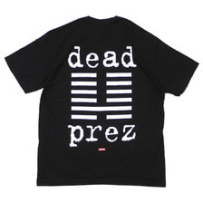 Supreme 19FW Dead prez Tee BLACK画像