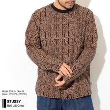 STUSSY Bali L/S Crew 1140163画像