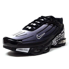 NIKE AIR MAX PLUS III BLACK/BLACK/WHITE CD7005-003画像