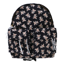 UNDERCOVER 総柄BACKPACK SCREW BEAR BLACK画像