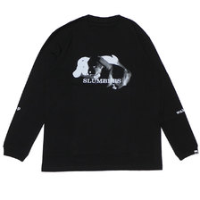 POP BY JUN &times; Fragment Design SLUMBERS LONG SLEEVE TEE BLACK画像