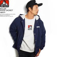 BEN DAVIS NYLON HOOD JACKET -NAVY- BDZ9-8011画像