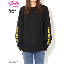 STUSSY WOMEN Champion L/S Tee 2992633画像
