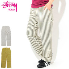 STUSSY WOMEN Piper Stripe Carpenter Pant 216090画像