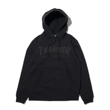 THRASHER Foaming HOMETOWN Pullover Hoodie BLACK TH8502FF画像