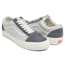 VANS VAULT OG OLD SKOOL LX (SUEDE / CANVAS) CASTLEROCK / PEARL GRAY VN0A38FWVYZ画像