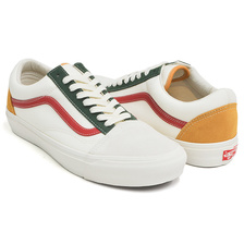 VANS VAULT OG OLD SKOOL LX (SUEDE / CANVAS) MARSHMALLOW / MULTI VN0A38FWVZ0画像