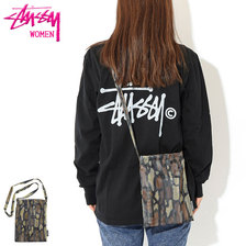 STUSSY WOMEN Tree Bark Mesh Pouch Bag 234088画像