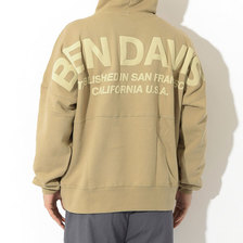 BEN DAVIS Letters Big Pullover Hoodie C-0380029画像