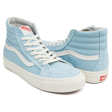 VANS VAULT OG SK8-HI LX (SUEDE / CANVAS) FORGET ME NOT / MARSHMALLOW VN0A4BVBVZ5画像