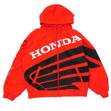 Supreme × Honda Fox Racing 19FW Puffy Zip Up Jacket RED画像