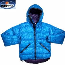 NUNATAK KOBUK DOWN HOODIE JACKET blue画像