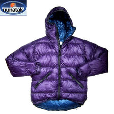 NUNATAK KOBUK DOWN HOODIE JACKET purple画像