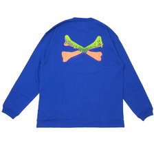 WTAPS &times; min-nano 19SS SLIMY BONES LS1 TEE BLUE 191ATMID-CSM04S画像