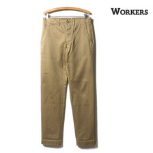 Workers Officer Trousers, Slim, Type 1, USMC Khaki,画像