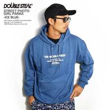 DOUBLE STEAL STREET PHOTO GIRL PARKA -ICE BLUE- 995-65041画像