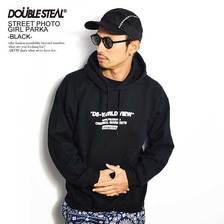 DOUBLE STEAL STREET PHOTO GIRL PARKA -BLACK- 995-65041画像