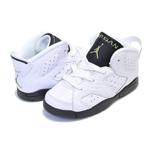 NIKE JORDAN 6 RETRO (TD) ALLIGATOR white/black-alligator 384667-110画像