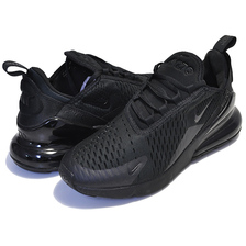 NIKE AIR MAX 270 BG TRIPLE BLACK black/blk BQ5776-001画像