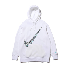 NIKE AS W NSW ANIMAL SWSH HOODIE OS WHITE/WOLF GREY CQ8025-100画像