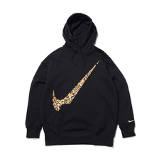 NIKE AS W NSW ANIMAL SWSH HOODIE OS BLACK/TEAM GOLD CQ8025-010画像