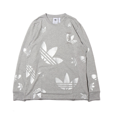 adidas REF/MET LS TEE MEDIUM GRAY FEATHER/SILVER METRIC FS7326画像