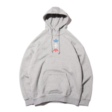 adidas REF/MET HOODIE MEDIUM GRAY FEATHER/LUSH BLUE FS7347画像