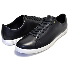 COLE HAAN GRAND CROSSCOURT II BLACK LTHR/WHITE C27974画像
