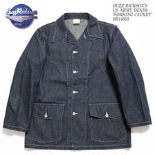 Buzz Rickson's US ARMY DENIM WORKING JACKET BR14605画像