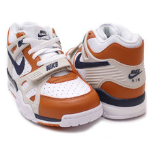 NIKE AIR TRAINER 3 QS WHITE/MIDNIGHT NAVY-GINGER CJ1436-100画像