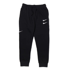 NIKE AS M NSW SWOOSH PANT FT BLACK/WHITE CJ4881-010画像