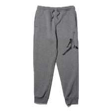 NIKE AS M J JUMPMAN LOGO FLC PANT CARBON HEATHER/BLACK BQ8647-091画像