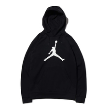 NIKE AS M J JUMPMAN LOGO FLC PO BLACK/WHITE AV3146-010画像