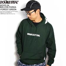 DOUBLE STEAL HOOD IN BALLON PARKA -FOREST GREEN- 995-65042画像